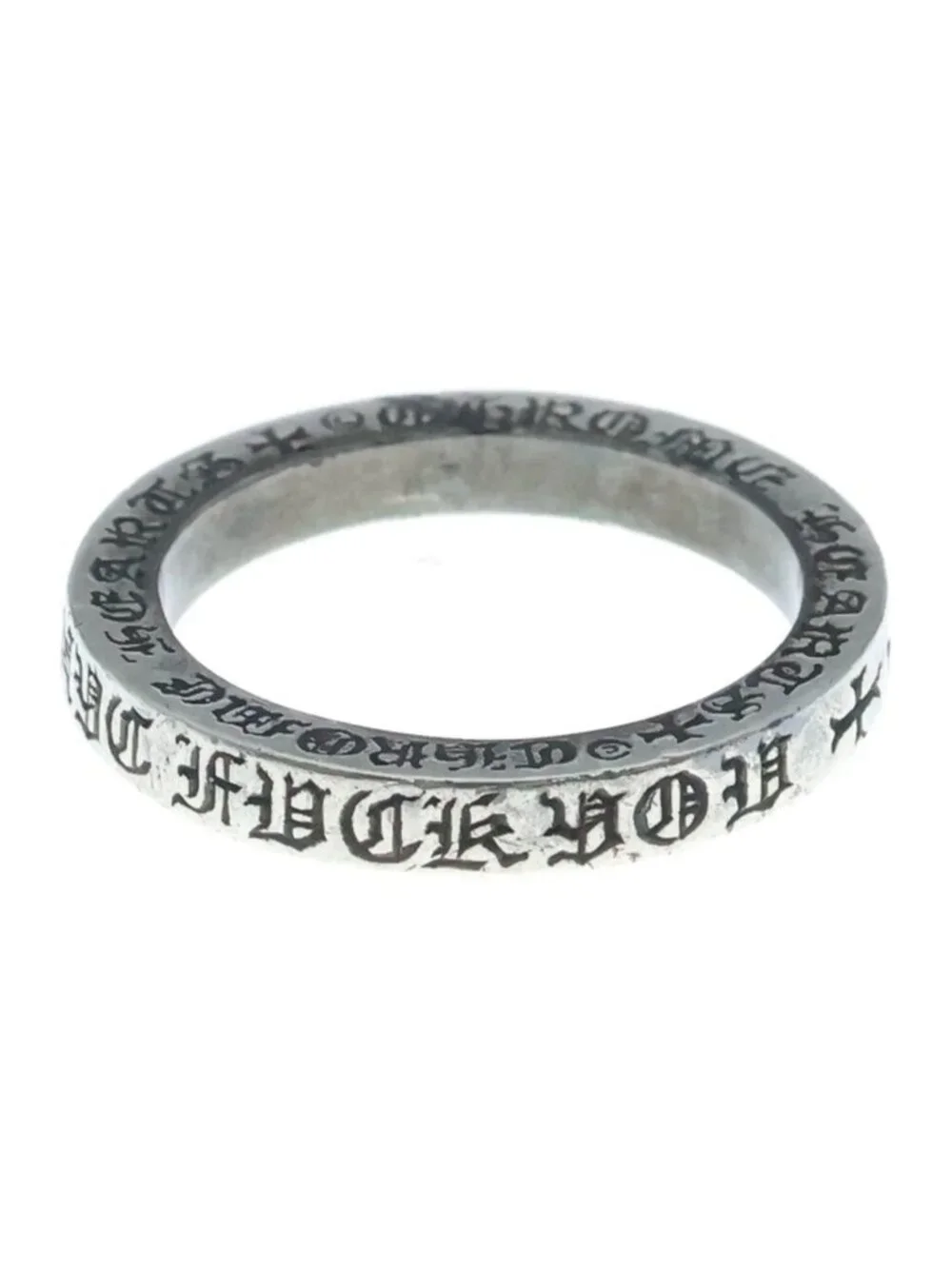 Chrome Hearts Spacer You Ring Silver